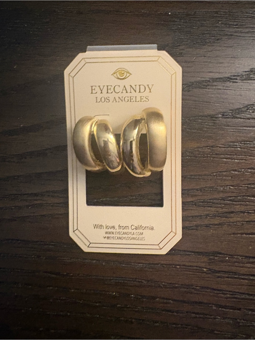 NEW Eye Candy Gold Earrings